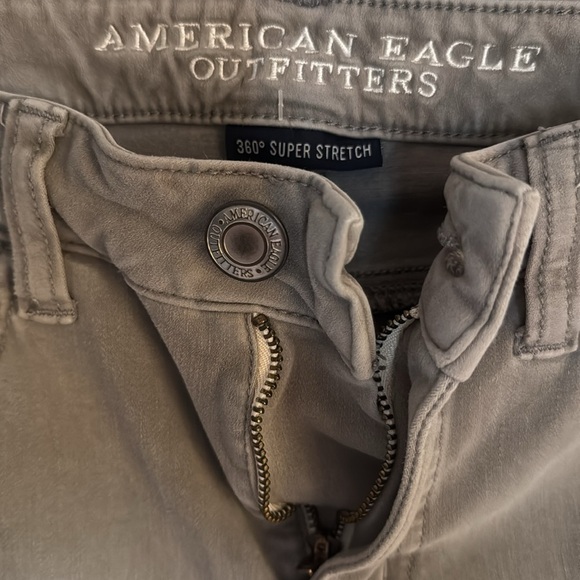 American Eagle tan/brown 360 Super Stretch Jeggings SZ 6 - Picture 2 of 9